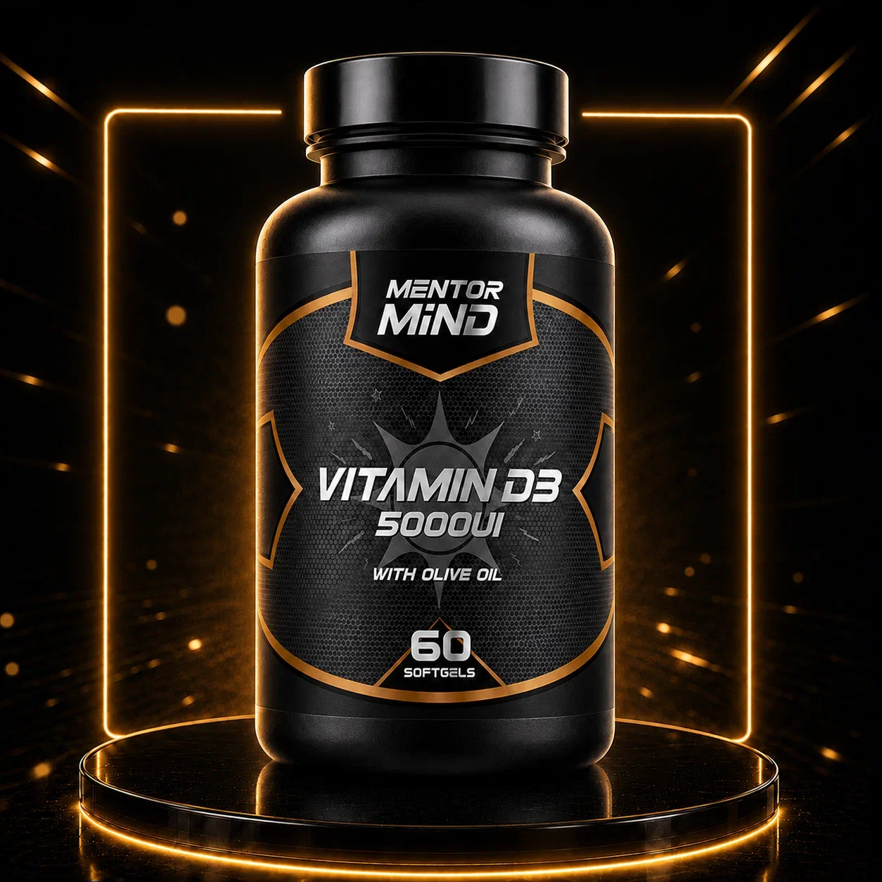 MentorMind Vitamin D3 5000ME 60 SOFT